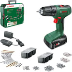 Home And Garden Perceuse-Visseuse Sans Fil-Easydrill 18V-40 (Visser Ou Percer Dans Le Bois,Métal Et Plastique; 241 Accessoires; 1 Bat 18V 1.5 Ah ; Avec 1 Systembox)