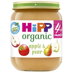 HiPP Organic Apple and Pear Baby Food Jar 4+ Months (6 x 125g)