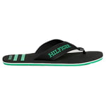 Tommy Hilfiger Men Flip-flops Sporty Beach Sandal, Black (Black), 41