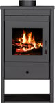 Poêle à bois LUNA 10kW noir