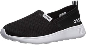 adidas Cloudfoam Lite Racer Slip On Shoes, Black/White, 9.5 UK