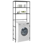 Support de rangement au-dessus lave-linge 3 niveaux 69x28x169cm