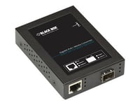 Black Box Poe+ Pse Media Converter - Fibermedieomformer - Gige - 10Base-T, 100Base-Tx, 1000Base-T, 1000Base-X - Rj-45 / Sfp (Mini-Gbic)