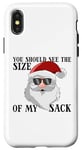 iPhone X/XS You Should See The Size Of My Sack Men's Adult Christmas Case