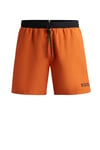 BOSS Mens Starfish Quick-dry swim shorts with contrast details