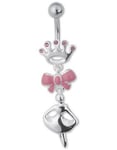 Ballerina Navlepiercing - Rosa