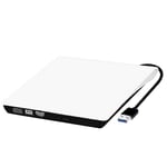 Lecteur Graveur DVD CD Externe USB 3.0 Ultra Slim Portable- Graveur Lecteur Externe Drive DVD ROM CD USB CD Player RW Writer/Rewrite