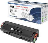 Compatible 106A W1106A Toner Cartouche pour HP Laser 107 107w 107a 107r MFP 135 135wg 135a 135r 135w 137 137fwg 137fnw Imprimante 1000 Pages (Noir, avec Puce)