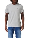 Tommy Jeans Homme Tjm Xslim Jersey Tee Dm0dm04411 T-shirt À Manches Courtes, Gris (Lt Grey Htr), M EU