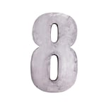 Bigger and Bolder 7" Fabricated Steel Number 8