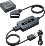 Scart to HDMI Converter with Female Adapter + One 