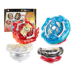 MLYWD Beyblade Toupies,Toupie Burst Turbo avec Lanceurs, Gyro Pocket Box Pro-Cadeaux pour Enfant Non-Stop Battle Deluxe Hasbro Beyblade Burst Turbo Starter Pack Toupie et Lanceur Slingshock