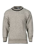 BrÃÂ¥tens Bråtens Islender Sweater - 100% Ull (Vit / Svart, L) L Vit Svart