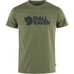 Fjällräven Logo T-shirt Men Grön XL - Fri frakt