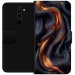 Tegnebogsetui til Xiaomi Redmi Note 8 Pro  med Brandigt silke motiv