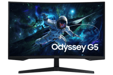 Samsung 32" Odyssey G55C, QHD, 165Hz Curved Gaming Monitor Black