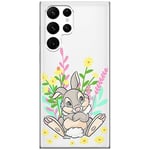 ERT GROUP Coque de téléphone Portable pour Samsung S22 Ultra Original et sous Licence Officielle Disney Motif Thumper 004 Parfaitement adapté à la Forme du téléphone Portable, partiel imprimé