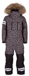 Lindberg Kids' Colden Overall Latte/Black, 130