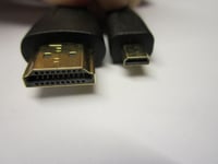 GOLD MICRO HDMI CABLE LEAD 1.5M FOR TOSHIBA ENCORE 8" WINDOWS 8.1 TABLET PC