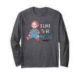 Chucky I Like to Be Hugged Childlike Doodle Long Sleeve T-Shirt