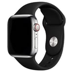 Apple Watch urrem - Silikone - S/M - 38-41 mm - Sort