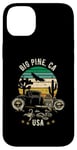 Coque pour iPhone 14 Plus Big Pine California USA Hotrod Design rétro coucher de soleil dans le désert