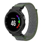 Garmin Forerunner 220 / 230 235 630 620 735 nylon ranneke - Hopea Armeijan Vihreä