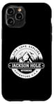 iPhone 11 Pro Jackson Hole Wyoming Adventure USA Vintage Style Design Case