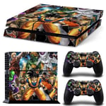 Autocollant Stickers Skin de Protection pour Console et Manette Sony Playstation PS4 - DRAGON BALL #26