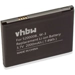 Batterie Li-Ion vhbw 2000mAh (3.7V) pour Netgear Aircard AC785S comme 5200008, W-3.