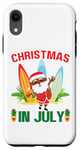 Coque pour iPhone XR Christmas In July Melanin Santa Funny Fruit Ananas Tree