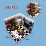 Kaupunkihuonekalut Rakennuspalikat Lelut lapsille MOC Girls Xmas Gift Keittiöhuone Yhteensopiva Classic Creative Bricks 6 vuotta vanha