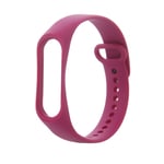 Silikonarmbånd for Xiaomi Mi Band 5 / 6, Bringebær