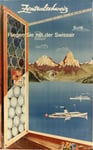 AIRLINES SWISSAIR  Roce-POSTER HQ 50x70cm d'une AFFICHE VINTAGE