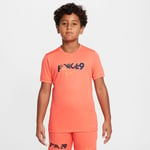 Nike Trenings T-skjorte Dri-fit Academy 25 Erling Haaland Personal Edition - Wild Mango/oransje Barn, størrelse XL: 158-170 cm