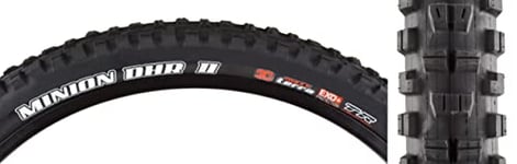 Maxxis Minion DHR II + 27.5x2.80 120 TPI Folding 3C MaxxTerra (EXO+/TR), Black