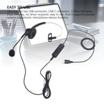 Telephone Headset Black Monaural Headset Noise Cancelling For Mobile Phone