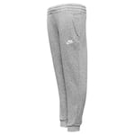 Nike Joggebukse NSW Club Fleece - Grå/Hvit Barn, størrelse Small