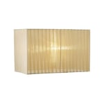 Inspired Diyas - Florence - Abat-jour rectangulaire en organza, 380x190x230mm, bronze tendre, pour lampe de table