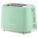 Russell Hobbs Eden 2 Slice Toaster (6 Browning settings, High lift feature, Frozen, reheat, cancel functions, Removable crumb tray 800W, Pistachio) 27374