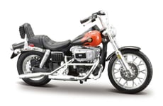 1:24 Harley Davidson Motorcykel - 1980 FXWG Wide Glide - Svart