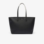 Lacoste Sac cabas zippée Anna Taille Taille unique Noir Farine