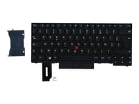 Lite-On - Erstatningstastatur For Bærbar Pc - Med Trackpoint, Ultranav - Azerty - Fransk - Svart - For Thinkpad E480  E490  L380  L390  L480  T480s  T490