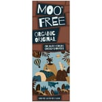 💚 4 x Moo Free Organic Original Milk Choc Vegan Premium Bar 80g