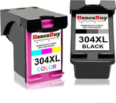 304Xl Cartouches D'Encre Remplacement Pour Cartouche Hp 304 Xl Noir Et Couleur Pour Envy 5030 5032 5020 5010 5000, Deskjet 3760 3762 3750 2600 2620 2630 2622 2634 3720 3730 3733 37[DYJ071569]