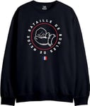 REPUBLIC OF CALIFORNIA Men's Uxrepczsw012 Hooded Sweatshirt, Navy Blue, L