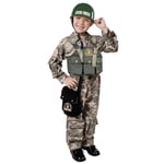 Dress Up America Ensemble De Costumes Des Forces Spéciales De L'armée Avec Casque Navy Seal - Jeu De Rôle Costume De L'armée Pour Enfants - Déguisement Militaire