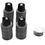 100 Sets Refillable Coffee Capsule Cup Disposable Nespresso Pod for Nescafe9355