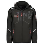 Geographical Norway - Veste softshell pour homme modèle ROBIN, Noir , L