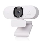 Nuroum V15-AF 2K Webcam avec Autofocus, 1080P 60fps Caméra PC avec Microphones, 75° Grand Angel, Annulation des bruits/Correction de la Lumière, Webcam USB 2.0 Plug & Play pour Laptop/Mac/Zoom/Teams